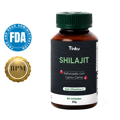 Shilajit con Camu Camu en Cápsulas